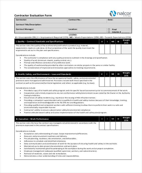 general contractor evaluation form2