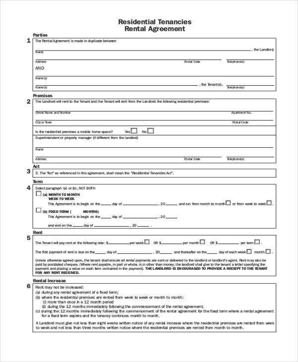 general rental agreement form2