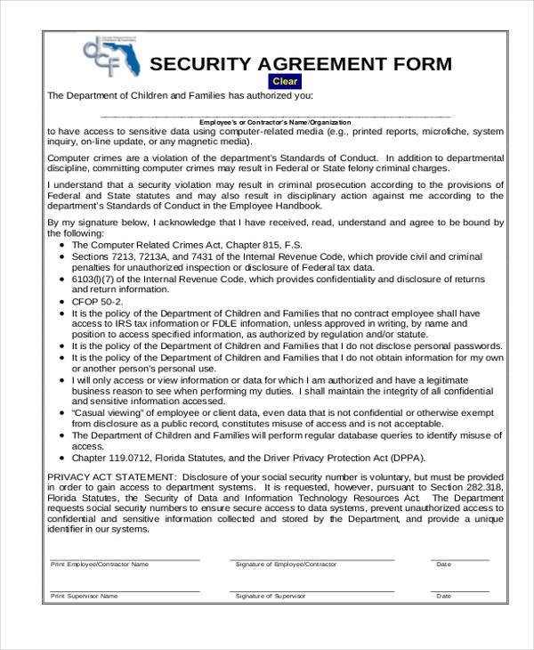 general security agreement form2