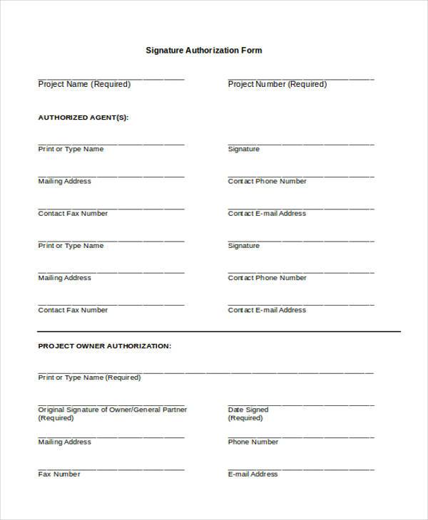 Authorized Signer Llc Template