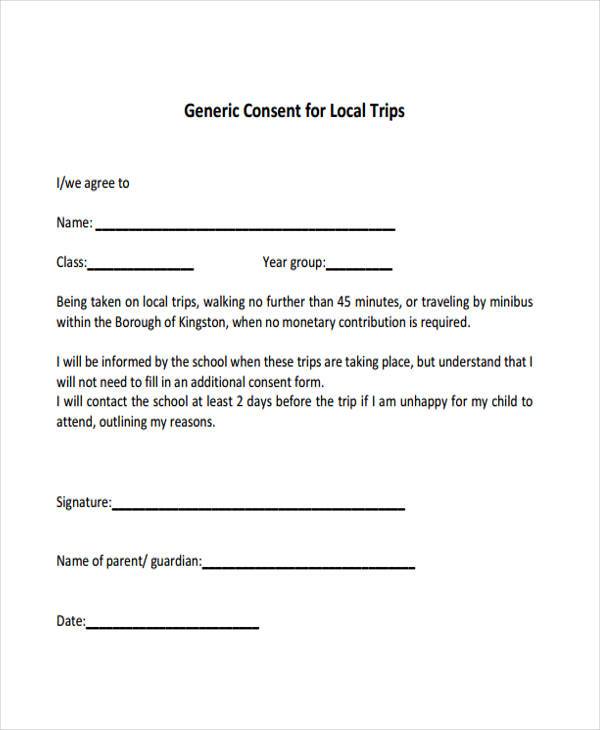 FREE 40+ Sample Consent Forms in PDF