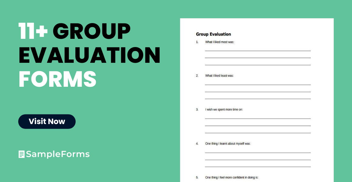 groups evaluation form