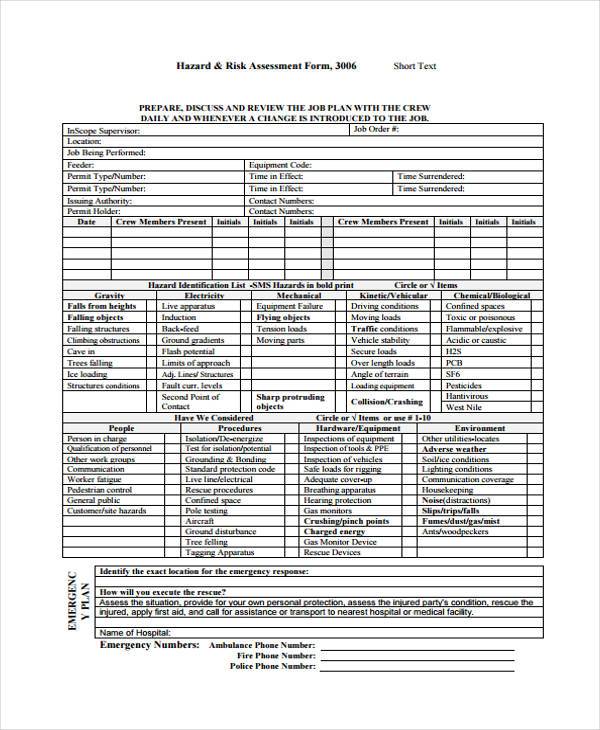 FREE 7+ Fall Risk Self-Assessment Forms in PDF