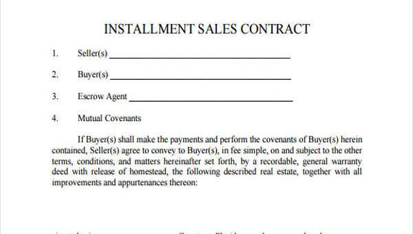 installment plan agreement template