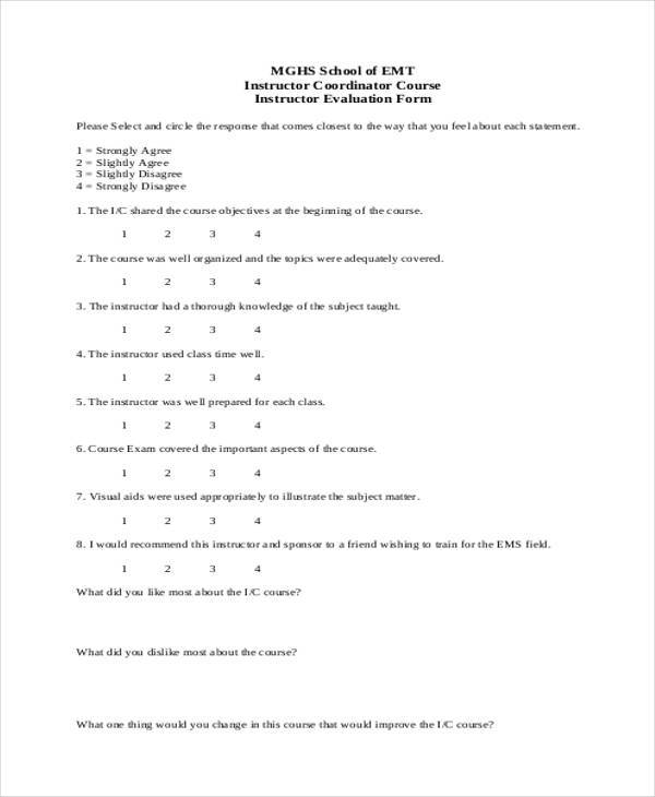 free-8-instructor-evaluation-forms-in-pdf-ms-word