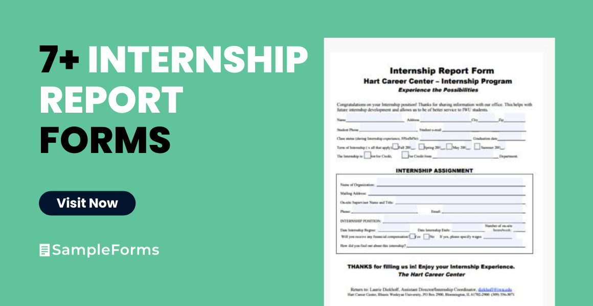 internship report form