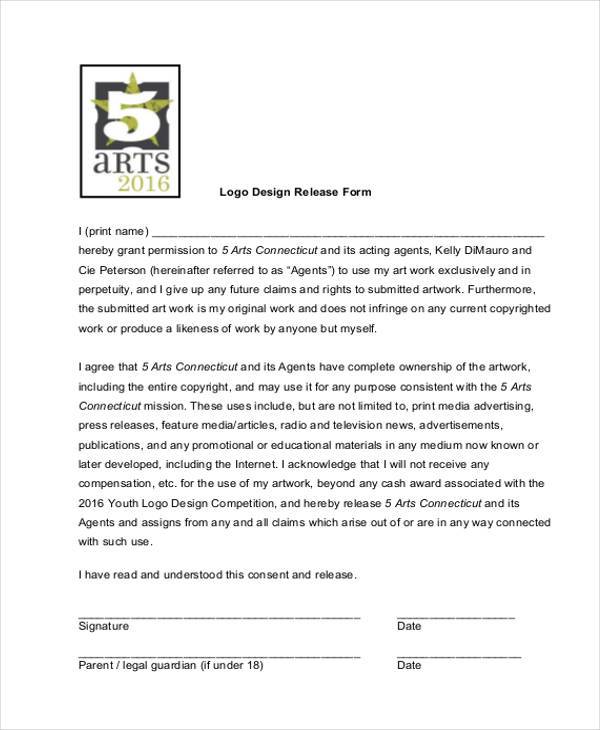 logo copyright release form1