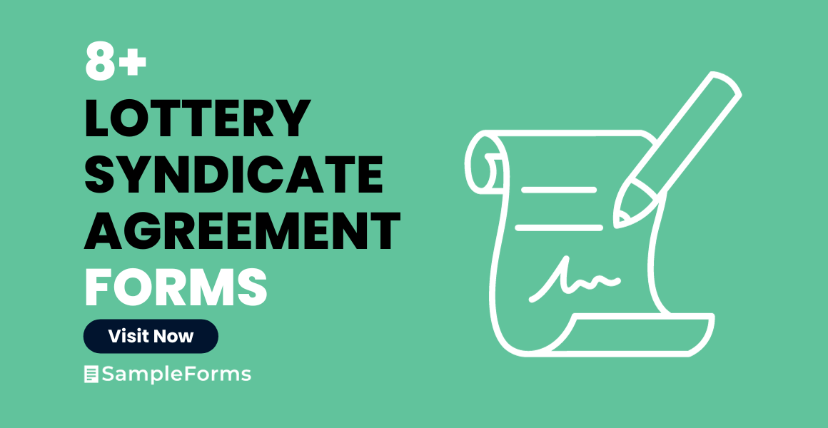 lottery syndicate agreement form