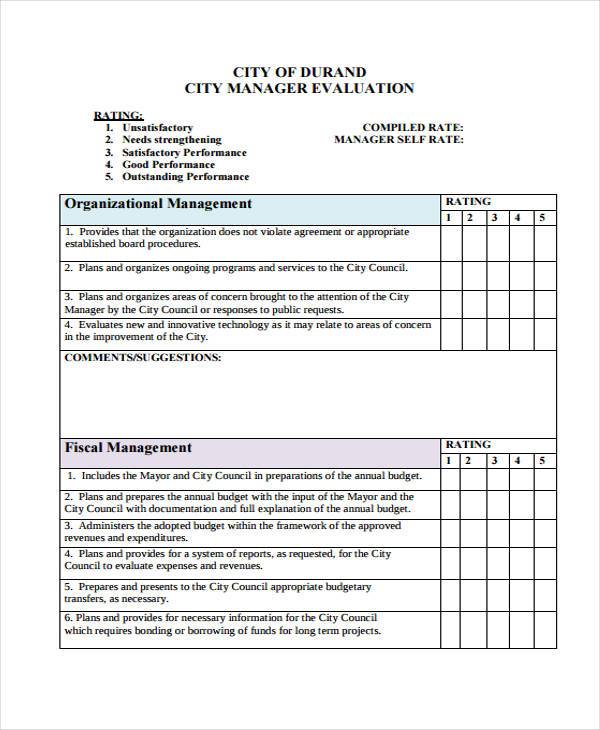 manager evaluation form in pdf