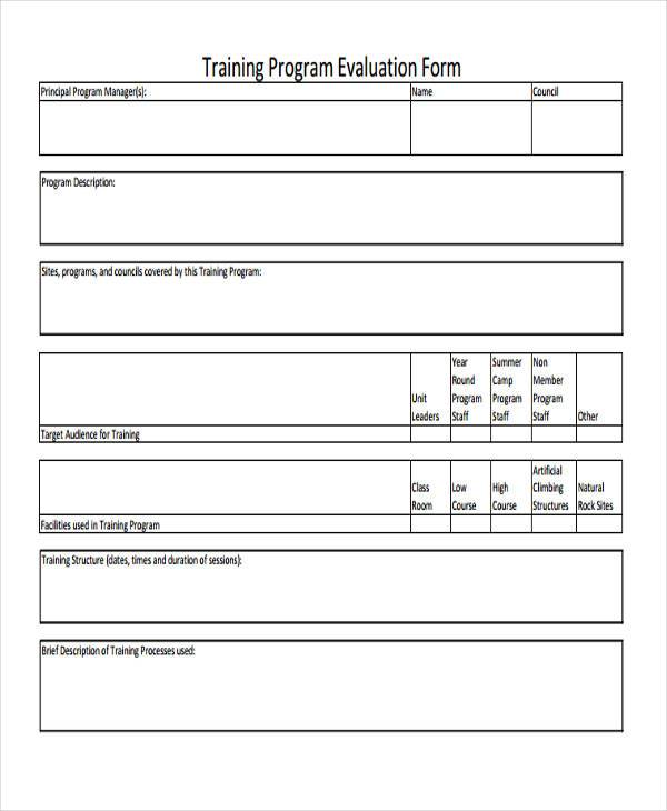 FREE 7+ Manager Evaluation Forms in PDF | MS Word