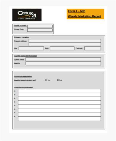 marketing report form in pdf1