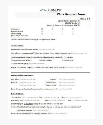 marketing report form in word format