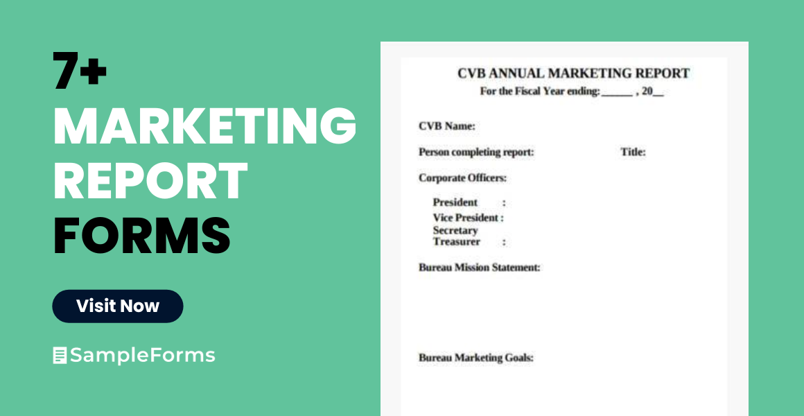 marketing report form