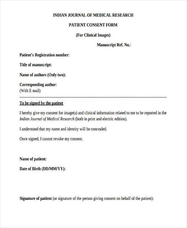 Letter To Give Medical Consent from images.sampleforms.com