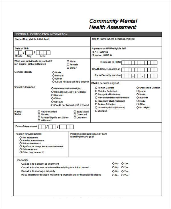 mental health assessment form2