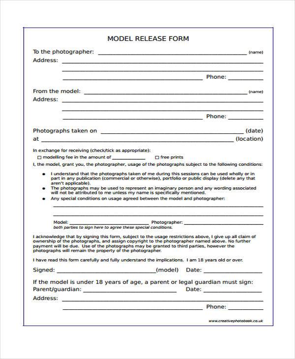 model release agreement form1
