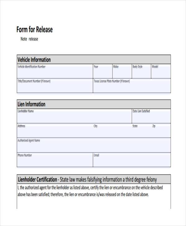 note release form example