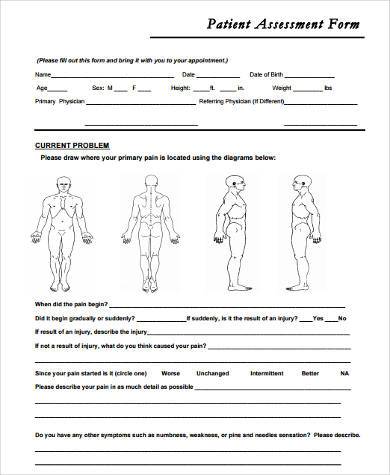 patient assessment form example1