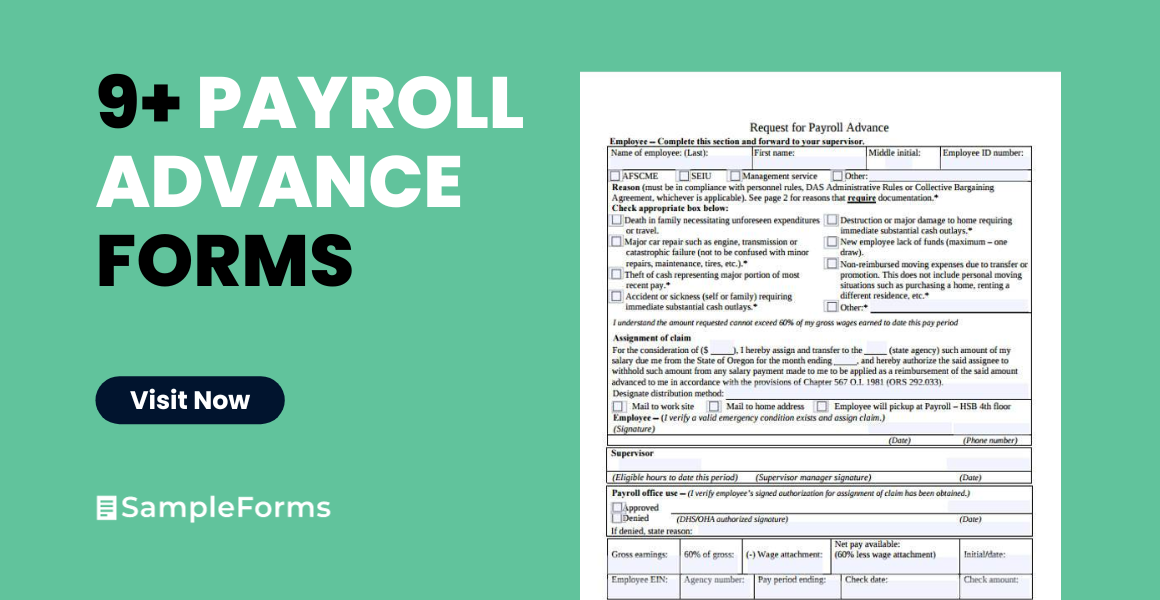 payroll advance form