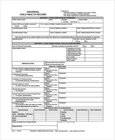 22+ Personal Medical Health Record Worksheet - Sample Excel Templates