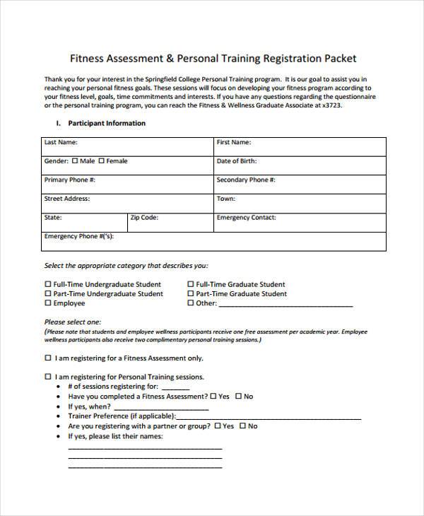 FREE 8 Training Assessment Form Samples In PDF Excel