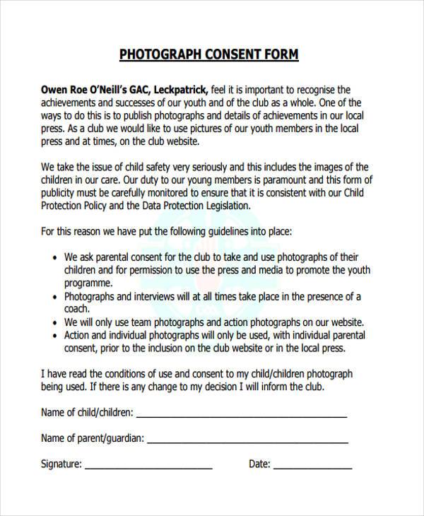 photography consent form in pdf