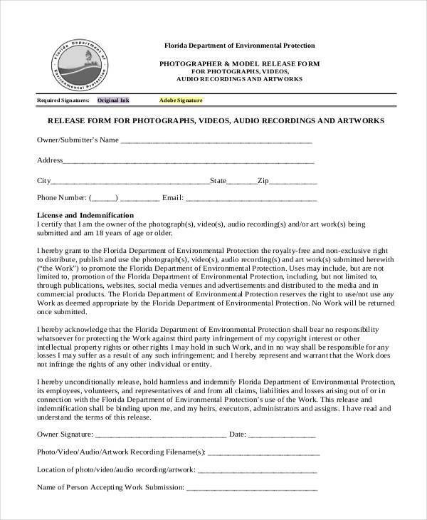 photography model release form1