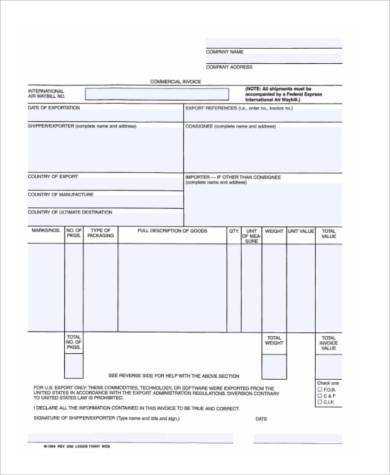 plumbing invoice form in pdf