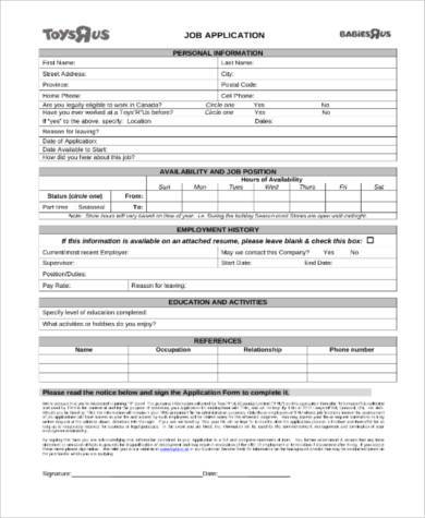 free 21 sample printable application forms in pdf ms