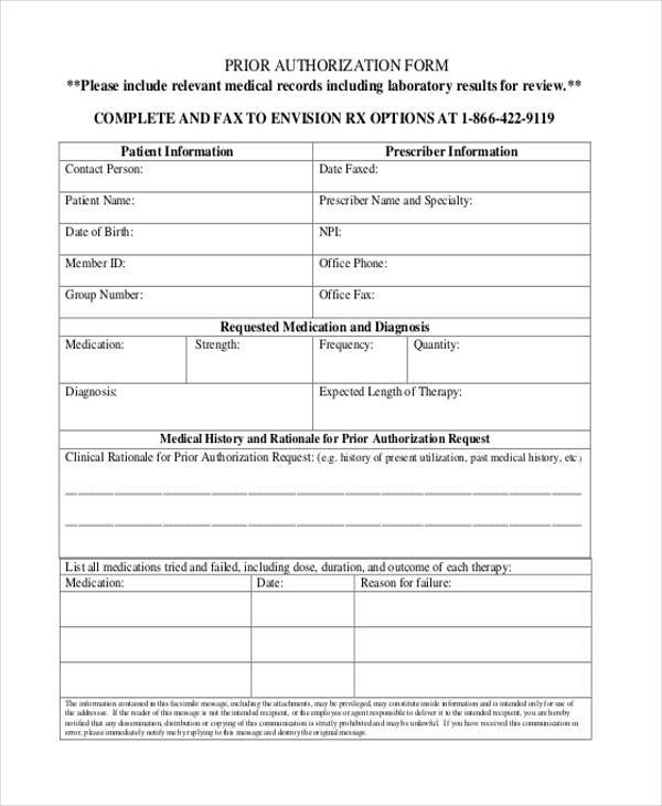 Covermymeds Humana Prior Auth Form Prior Authorization Form For