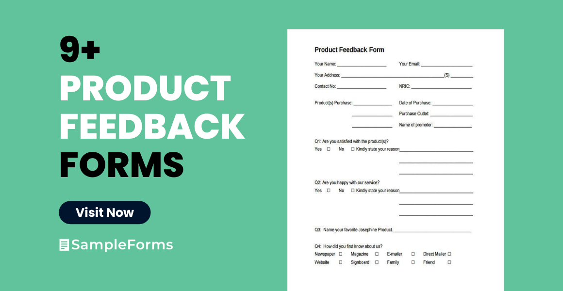 product feedback forms