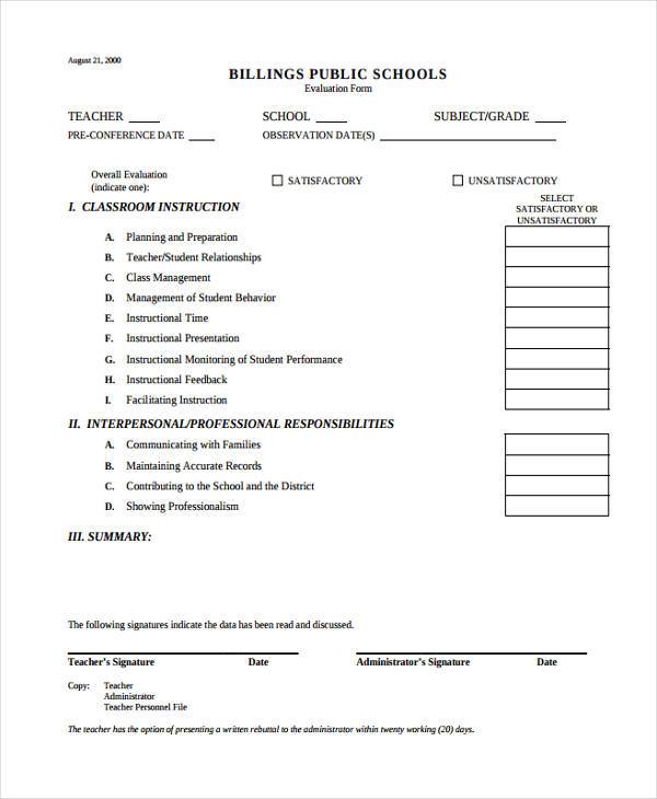 FREE 7+ Sample Relationship Evaluation Forms in PDF MS Word