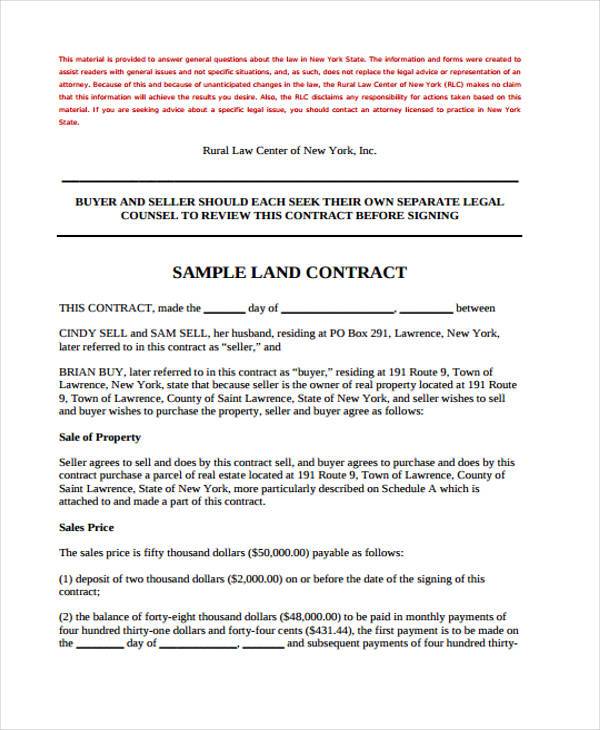 Rent To Own House Contract Sample