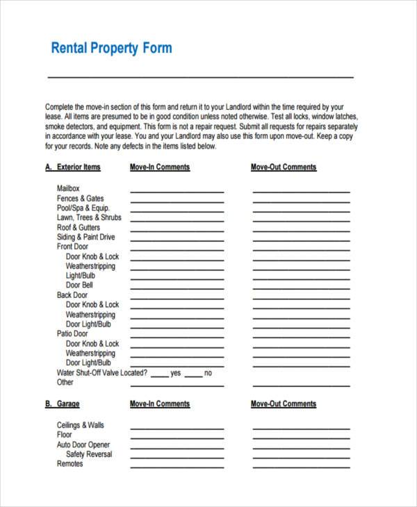 FREE 8+ Property Evaluation Forms in PDF MS Word
