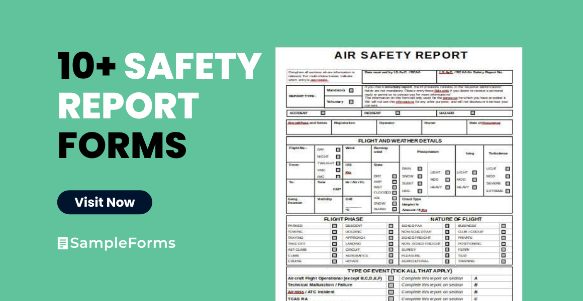 safety report forms