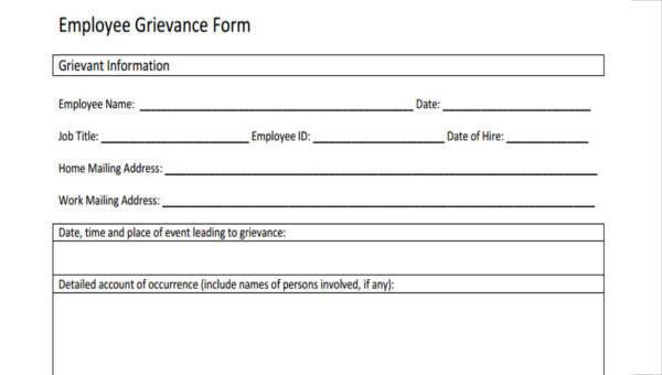 Afscme Printable Grievance Forms Printable Forms Free Online