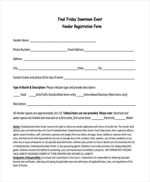 FREE 7 Event Registration Form Samples In Sample Example