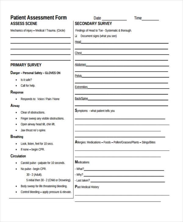 Free Sample Assessment Forms In Ms Word Pdf Excel Hot Sex Picture