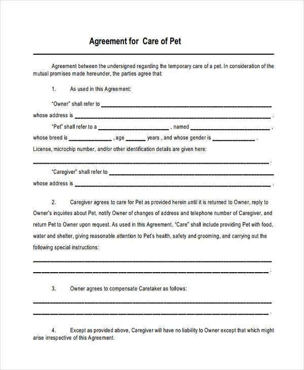 FREE 9+ Custody Agreement Forms in PDF | MS Word