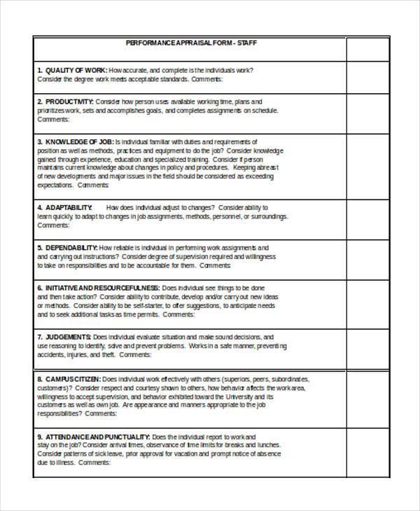 free-23-sample-appraisal-forms-in-ms-word