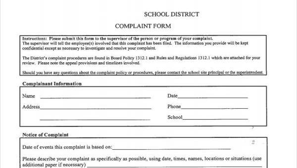 how to make a complaint to education board