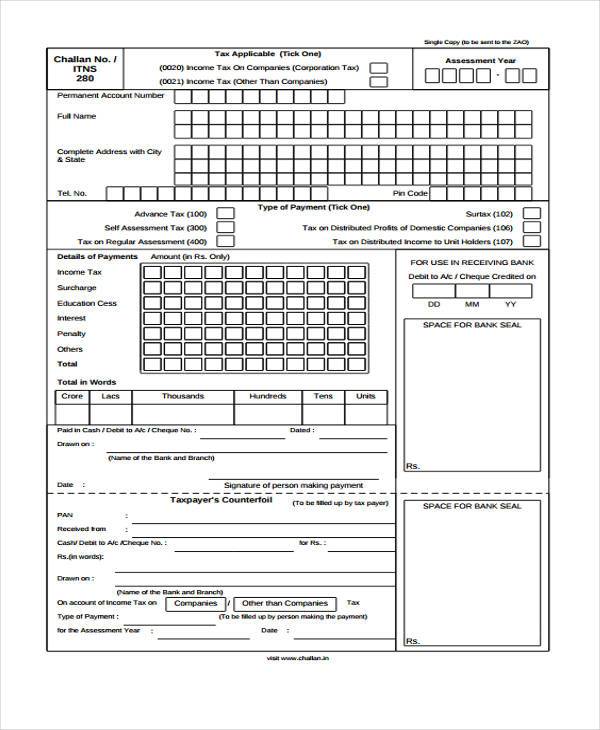 self assessment income tax form