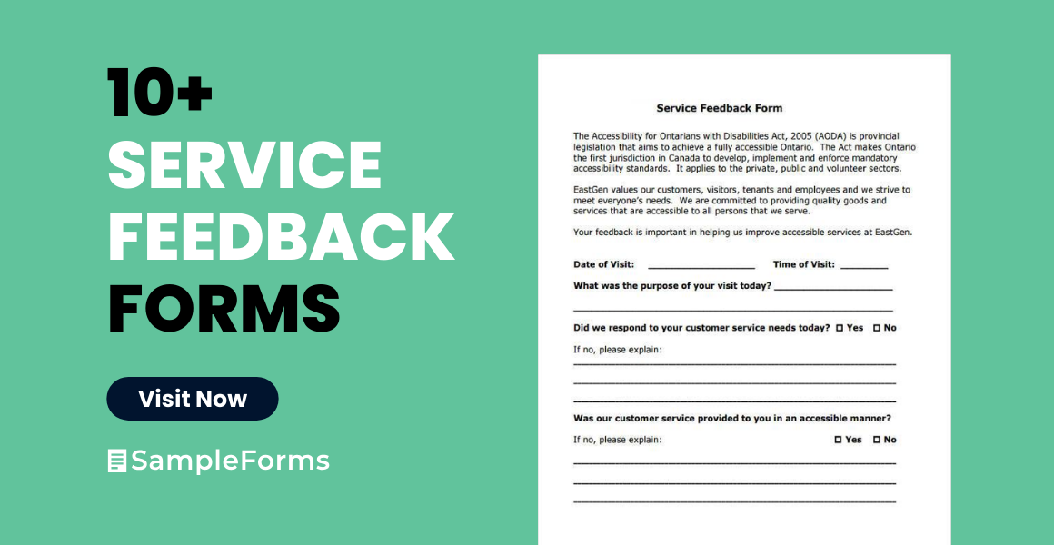 service feedback form