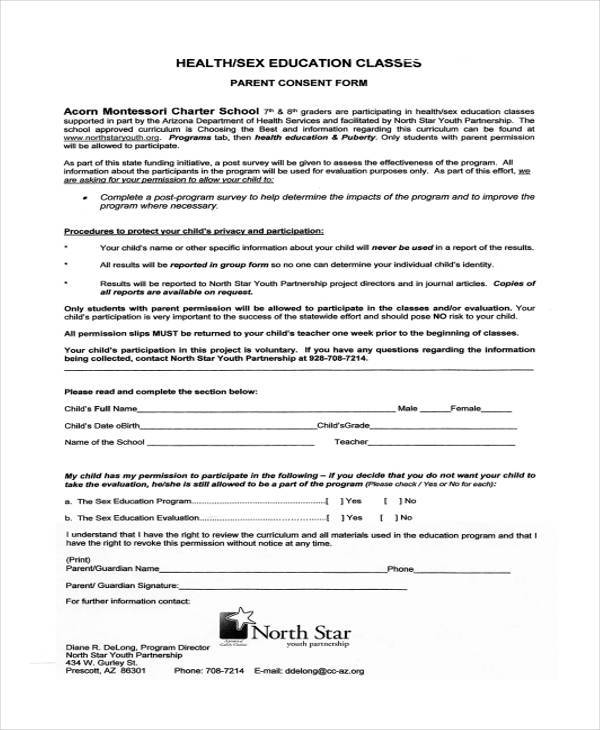 Free 7 Sample Sexual Consent Forms In Pdf Ms Word 9176