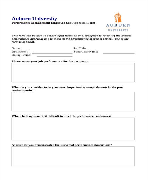 staff self appraisal form1