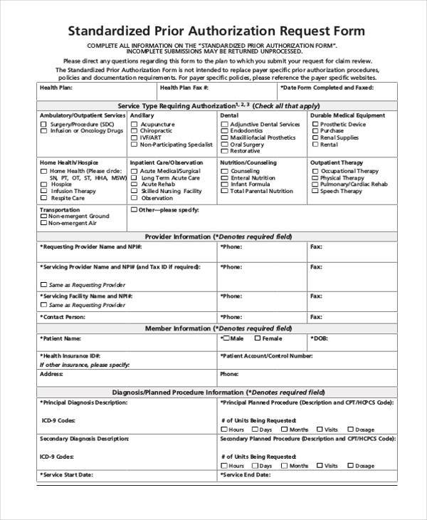 Authorize requests