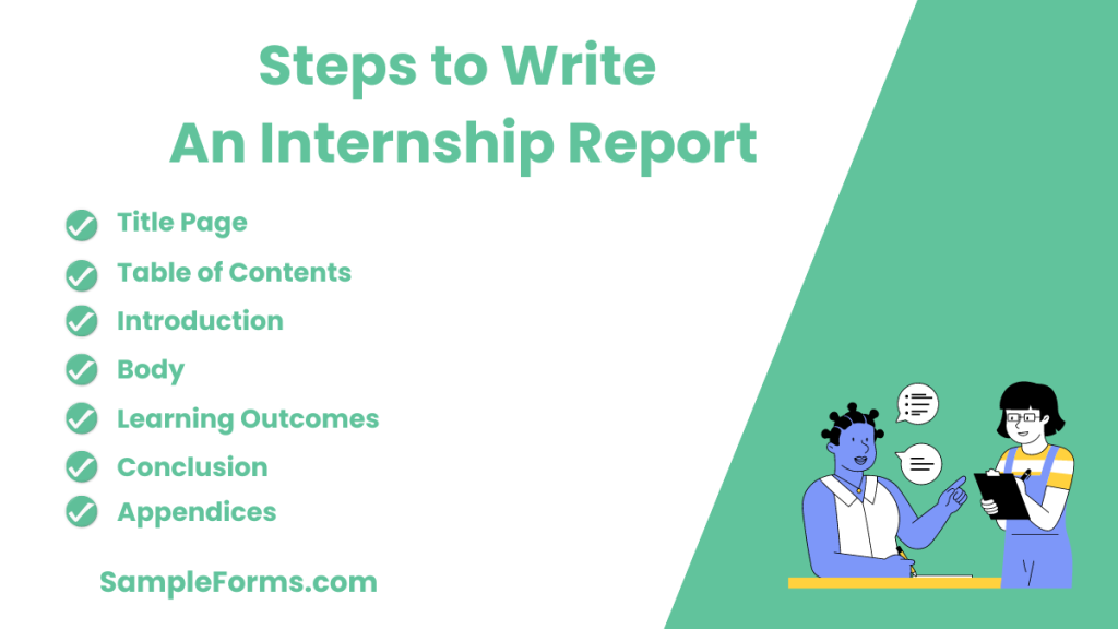 steps to write an internship report 1024x576