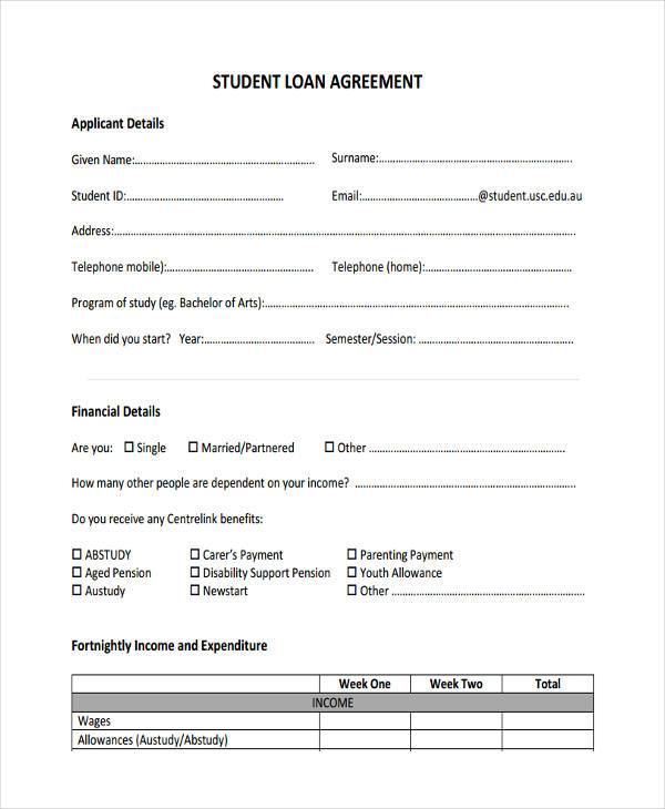 student loan payment arrangements