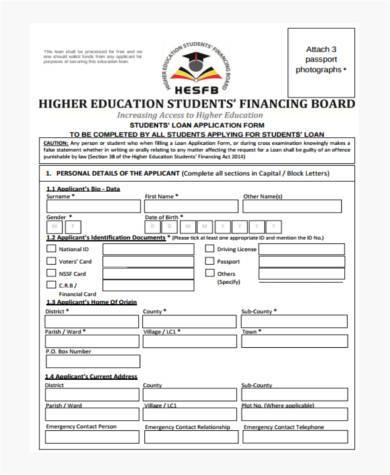 Sample Student Loan Agreement Forms - 8+ Free Documents in 