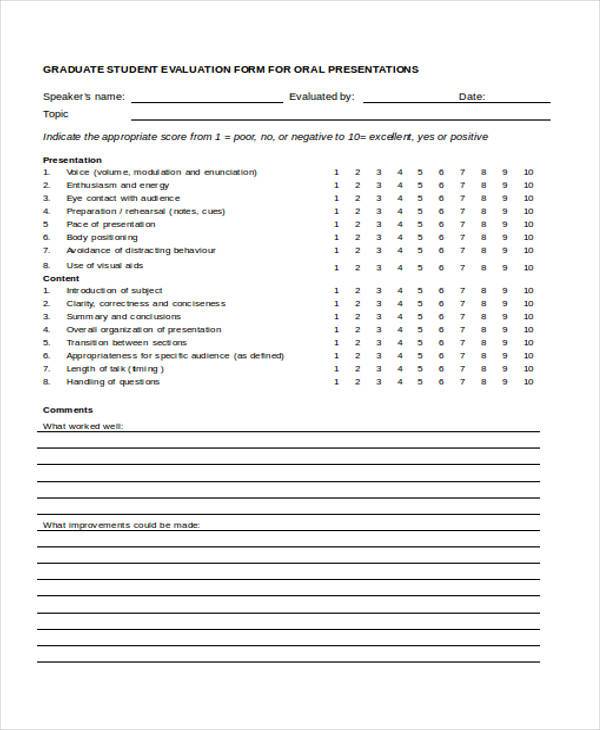 student presentation evaluation form3
